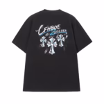 Chrome Hearts Blue Triple Cross Graffiti T-Shirt Black