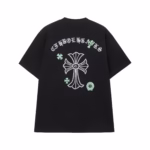 Chrome Hearts Black Green Cross Graphic Tee