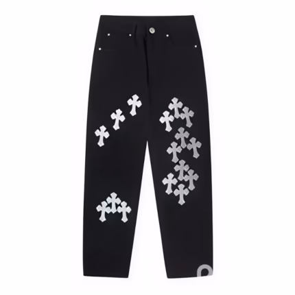 Chrome Hearts Multi Cross Patch Jeans