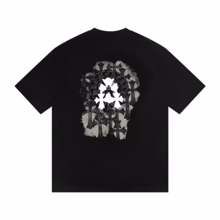 Chrome Hearts Gothic Cross Graphic T-Shirt – Black