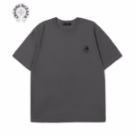 Chrome Hearts Grey Black Cross Back Graphic Tee
