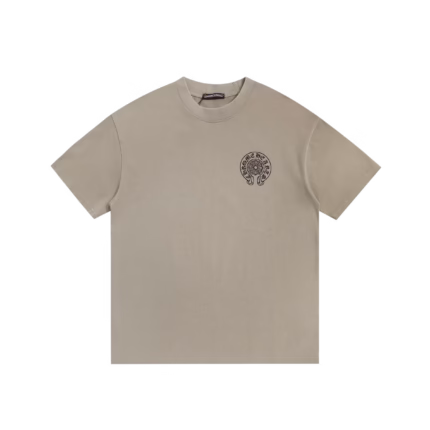 Chrome Hearts Fuck You Beige Horseshoe Logo Tee