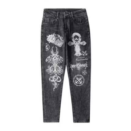 Chrome Hearts Inspired Jeans