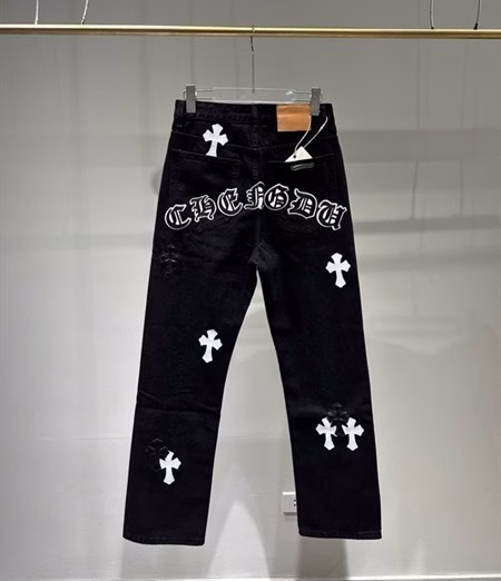 Chrome Hearts Black White Label Jeans Chrome Hearts Black White Label Jeans