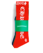 Chrome Hearts “FUCK YOU” Band in White Socks