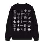 Chrome Hearts Multi Logo Long Sleeve Tee Black