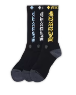 Chrome Hearts Blue, White & Yellow Socks