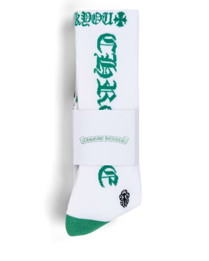 Chrome Hearts Red, Green & Black Socks