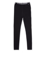 Chrome Hearts Black Cotton Leggings With Gray Multilogo Print
