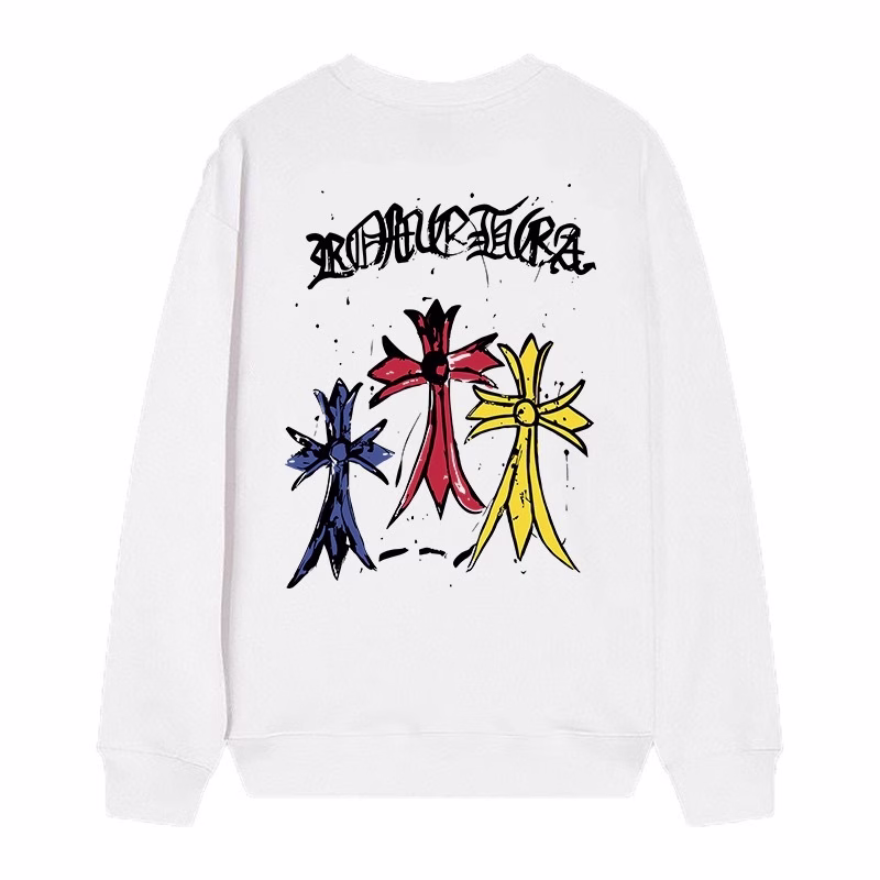 Chrome Hearts Triple Cross Graffiti Long Sleeve Chrome Hearts Triple Cross Graffiti Long Sleeve