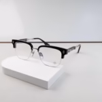 Chrome Hearts Clubmaster Black Silver Glasses