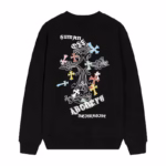 Chrome Hearts Heavenly Cross Ribbon Graffiti LS Black
