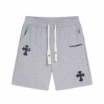 Chrome Hearts Grey Cross Sweat Shorts