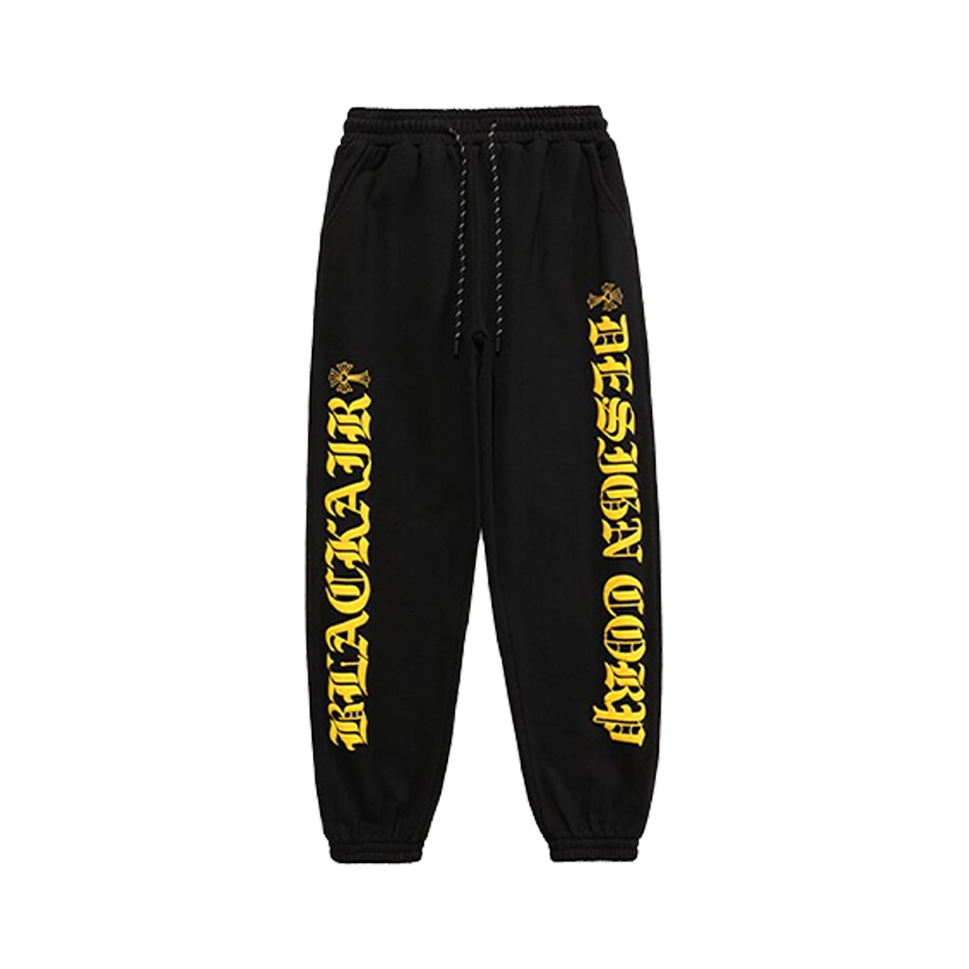 Chrome Heart Arrival Autumn Spring Letter Foaming Sweatpants Chrome Heart Arrival Autumn Spring Letter Foaming Sweatpants