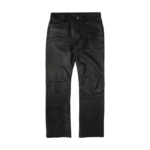 Chrome Heart Leather Fleur Knee Pants