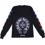 Chrome Hearts Multi Color Horseshoe Long Sleeve T-Shirt