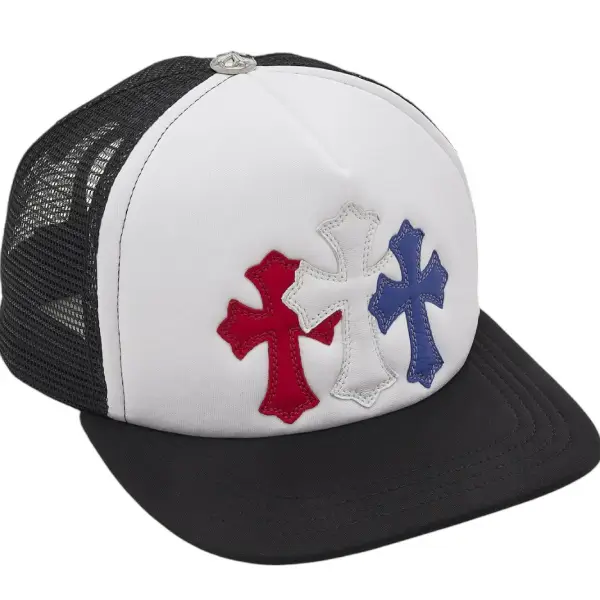Chrome Hearts Trucker Hat Red/White/Blue Chrome Hearts Trucker Hat Red/White/Blue