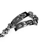 Double ID Fancy Link Bracelet