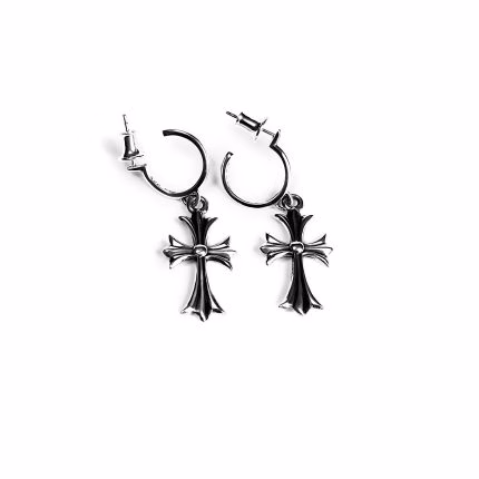 Tiny Cross Hoop Earring Tiny Cross Hoop Earring