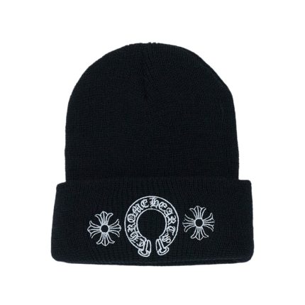 Chrome Hearts Horse Shoe Beanie – Black Chrome Hearts Horse Shoe Beanie – Black