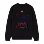 Supply The Demand Cross Graphic Sweatshirt – Black