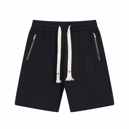 Chrome Hearts Black Cross Sweat Shorts