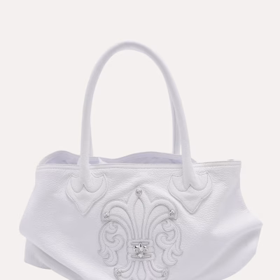 Chrome Hearts Embellished Fleur Patch Tote Bag