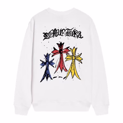 Chrome Hearts Triple Cross Graffiti Long Sleeve