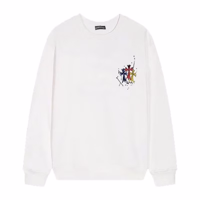 Chrome Hearts Triple Cross Graffiti Long Sleeve