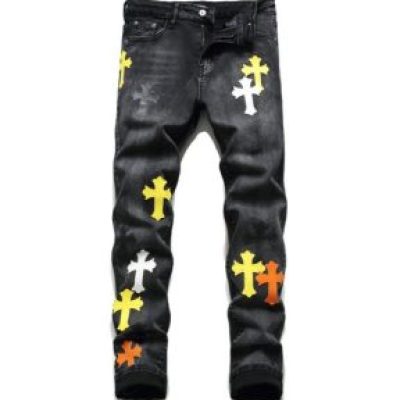 Chrome Hearts Cross Logo Jeans