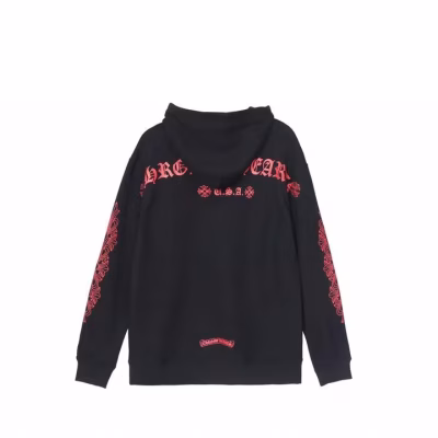 Chrome Hearts With Red Dagger Hoodie