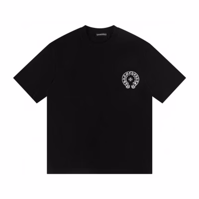 Chrome Hearts Gothic Cross Graphic T-Shirt – Black